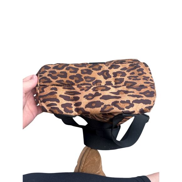 LAUREN‎ Ralph Lauren Leopard Mini Nylon Backpack Buckle - Picture 6 of 10